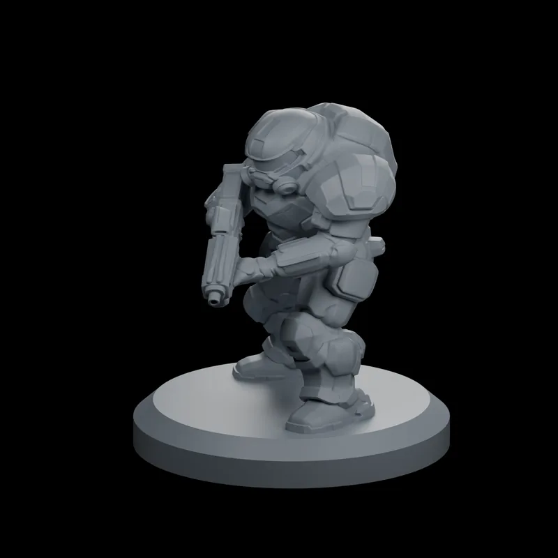 Terran Guard Frontline infantryman — 3D render